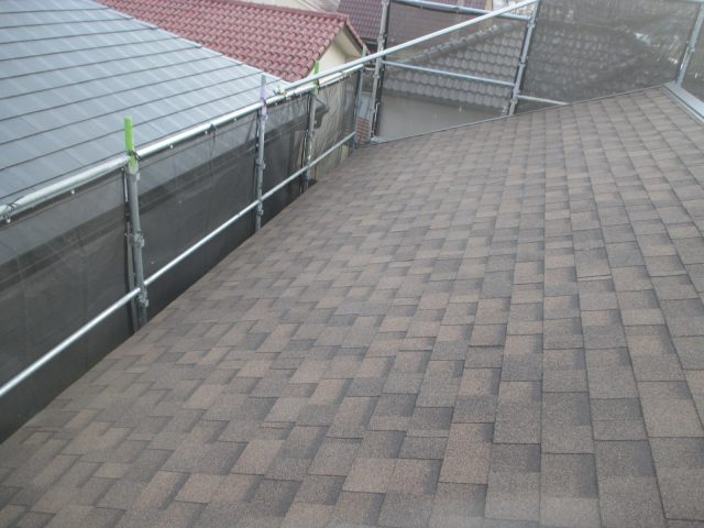 加古川市で葺き替え工事でリッジウェイ施工